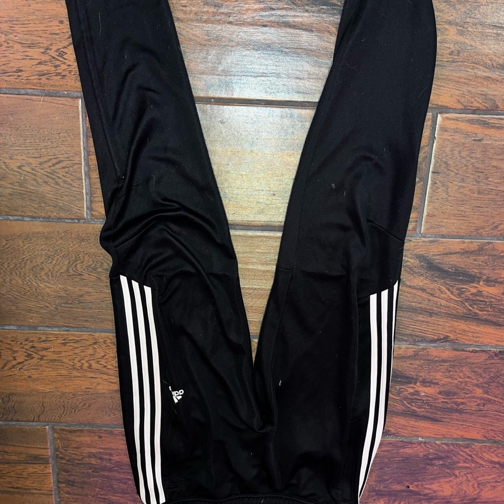 adidas black joggers, medium